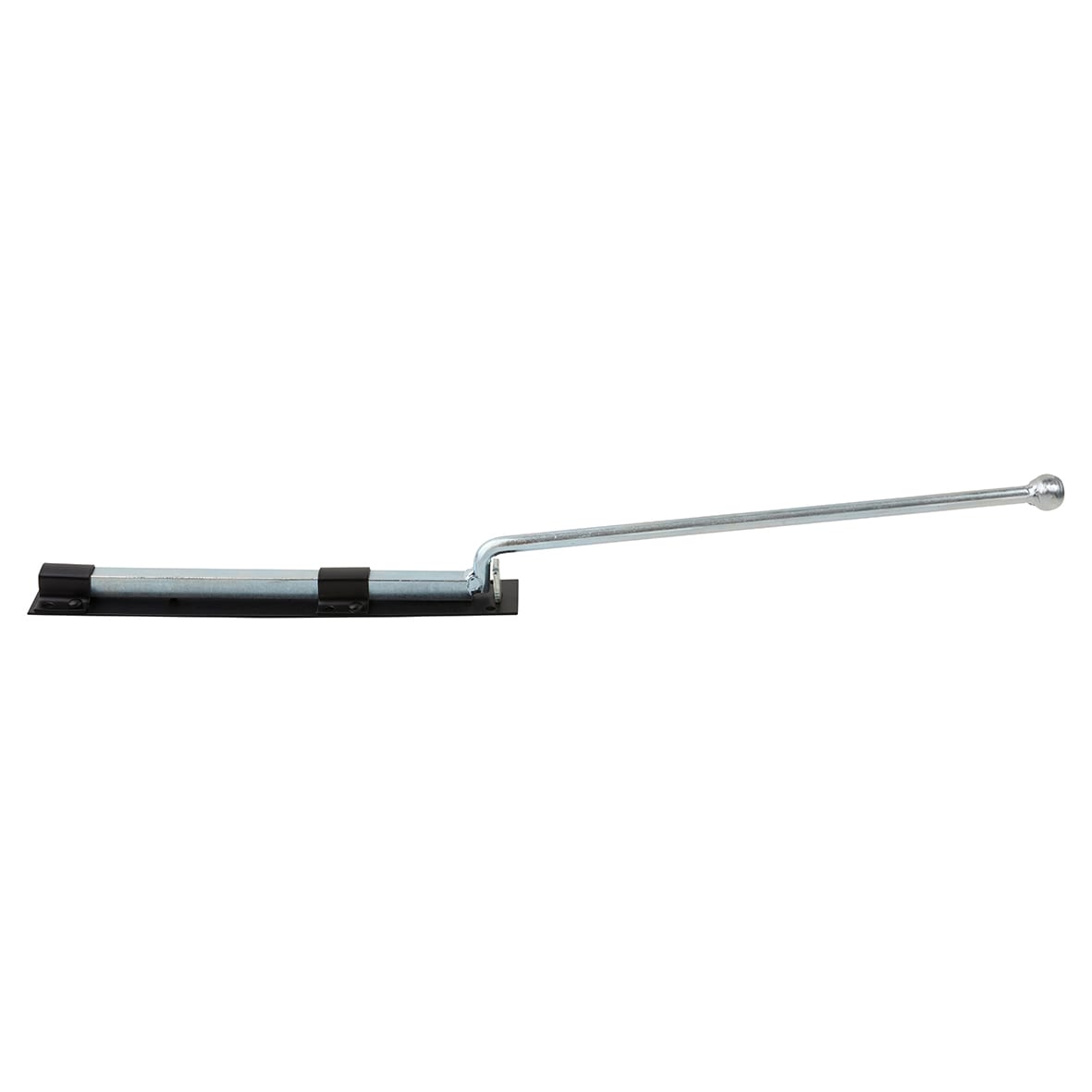 Monkey Tail Gate Bolt - Straight Handle - 600mm Length - Black Japanned