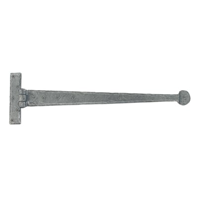 Door Tee Hinge - 457 x 127mm - Pewter - Pair