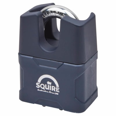 Stronglock Laminated Steel Closed Shackle Padlock - 51mm Body - 6 x 16mm Shackle - Blue