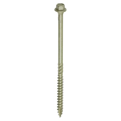 Timber Frame Screws Hex Head - 6.7 x 125mm - Green - Pack of 50