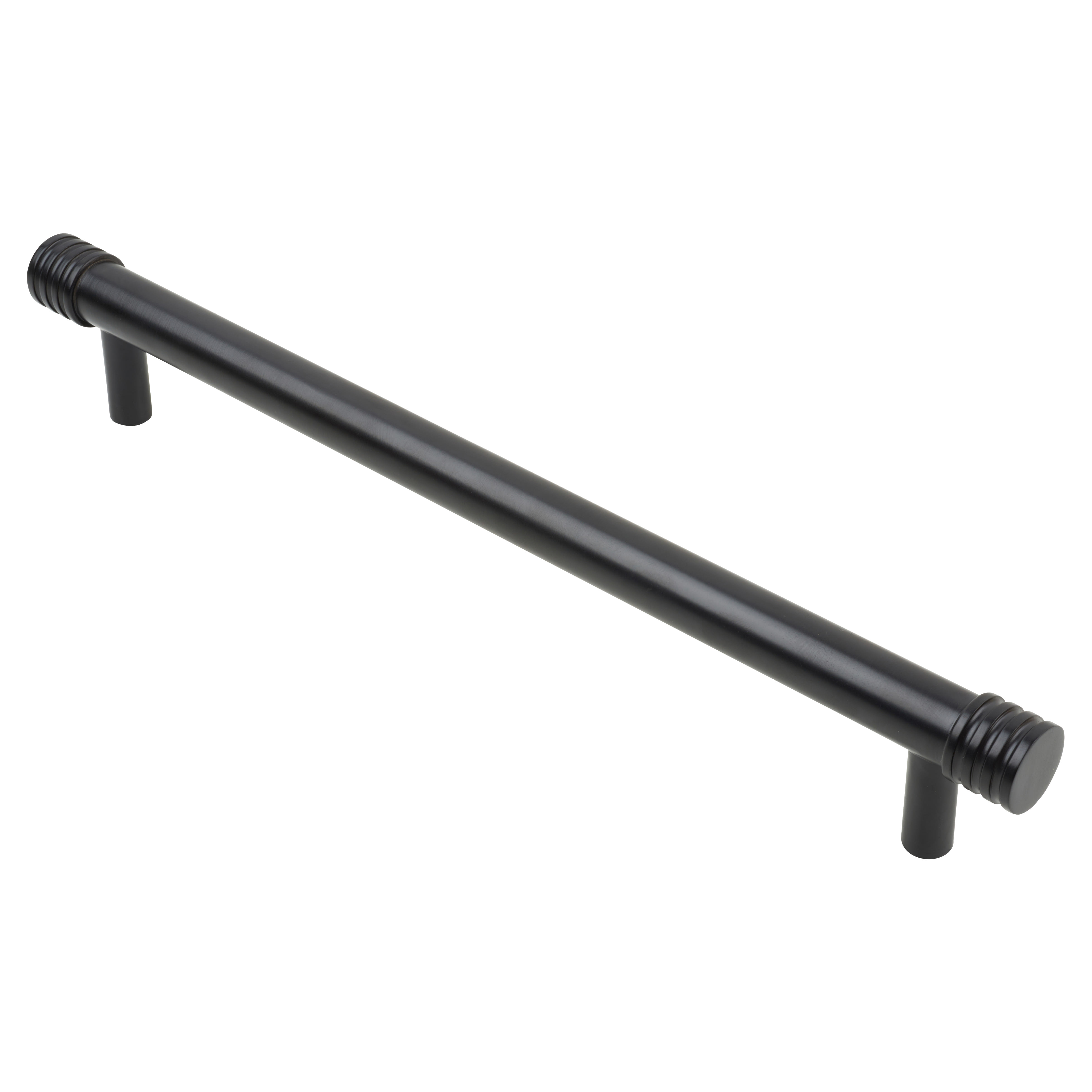 Hoxton Sturt 15mm T-Bar Cabinet Pull Handle - 224mm Centres - Matt Black