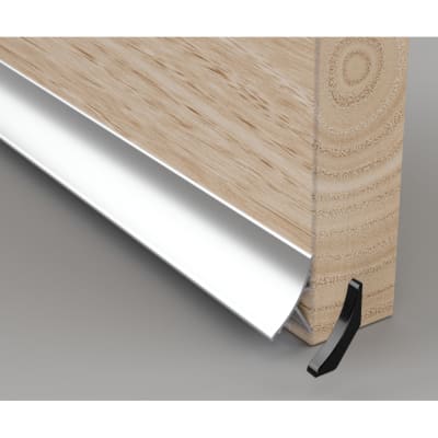 ICD Rain Deflector - 914mm Length - Inward/Outward Opening Doors - Silver