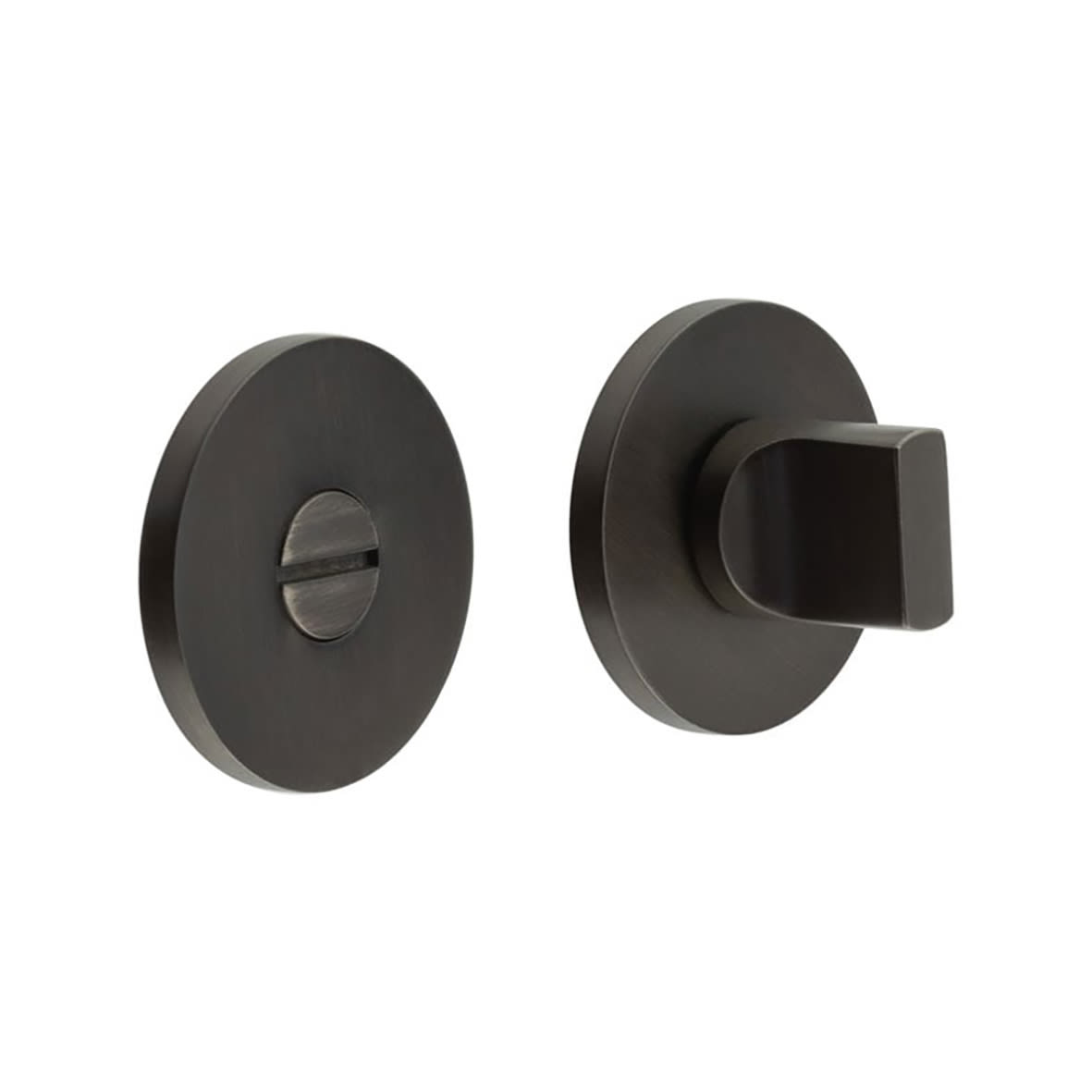 Bathroom Turn & Release - 54mm Diameter - Dark Bronze