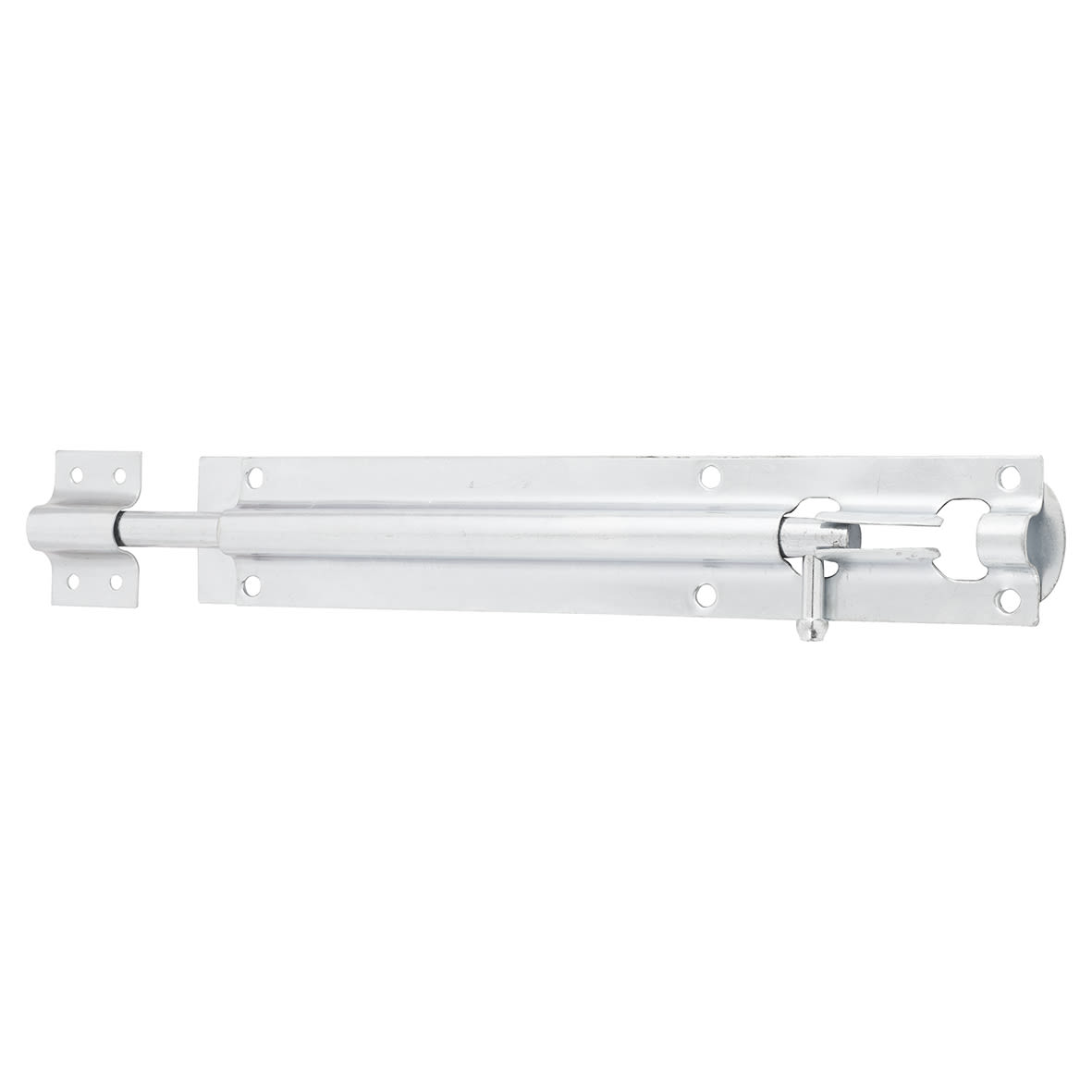 Traditional Tower Gate Bolt - Straight - 250mm Length - Zinc Plated