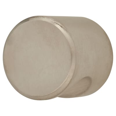 Solid Turned Cylinder Cabinet Knob - 30mm Diameter - Satin Stainless Steel