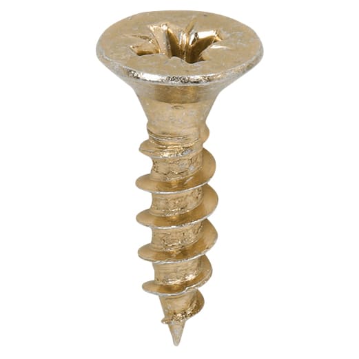 Classic Pozi Countersunk Wood Screws - 5.0 x 20mm - Yellow Zinc - Pack of 200