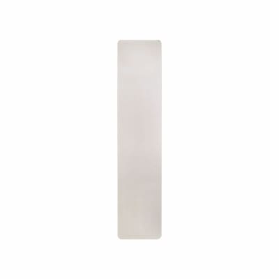 Stainless Steel Self-Adhesive Plain Finger Plate - 450 x 100 x 1.5mm - Satin