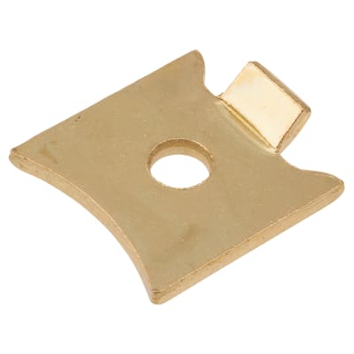 Standard Raised Bookcase Clip - Electro Brass Plated - Pack of 10