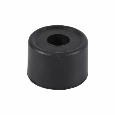 PVC Floor Door Stop - 20 x 33mm - Black - Pack of 10