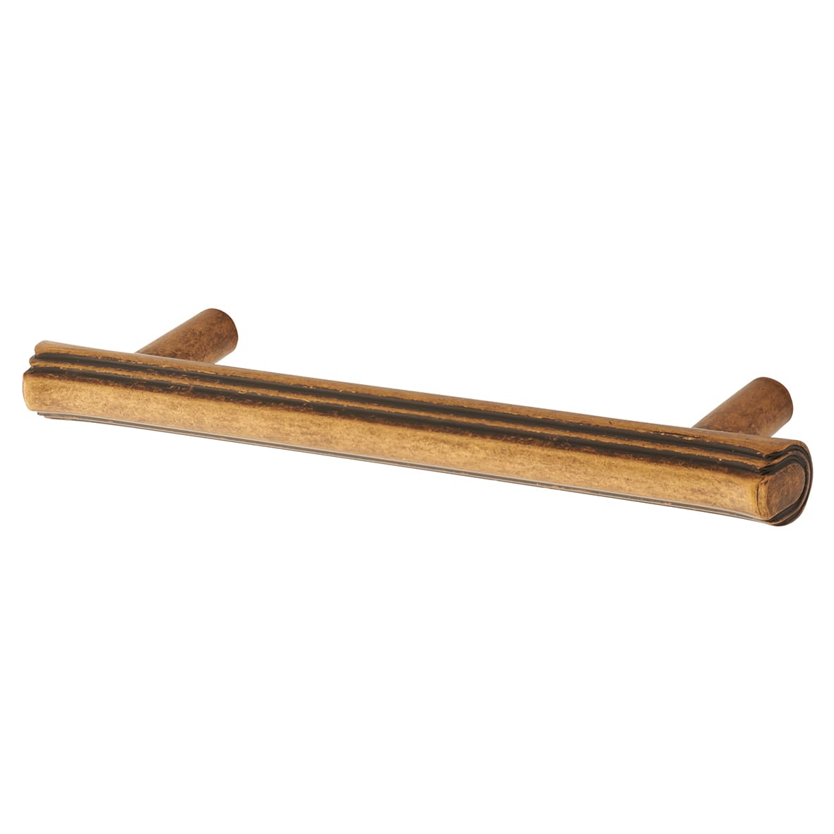Filton 11mm T-Bar Cabinet Pull Handle - 96mm Centres - Antique Brass