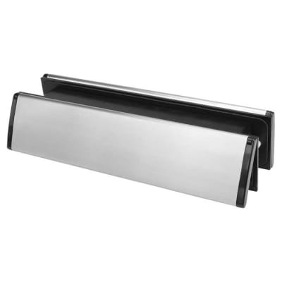 Letter Plate - 300 x 70mm - 40-80mm Door Thickness - Brushed Stainless