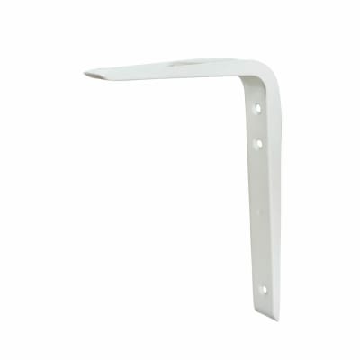Reinforced Strong Shelf Bracket - 200 x 150mm - White