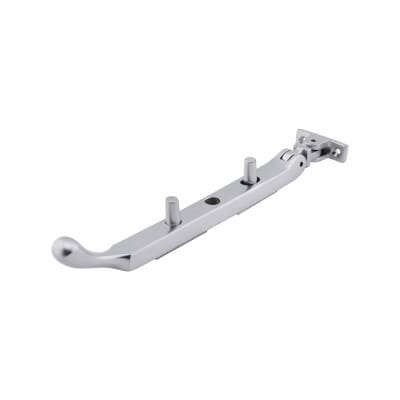 Bulb End Casement Window Stay - 8"/200mm Length - Soft Satin Chrome