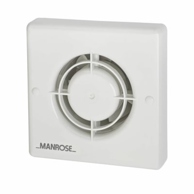 XF100H Axial Humidistat Extractor Fan - 4"/100mm - White