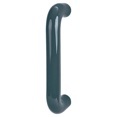 Anthracite Grey Nylon D-Bar Door Pull Handle - Bolt Fix - 300mm c/c