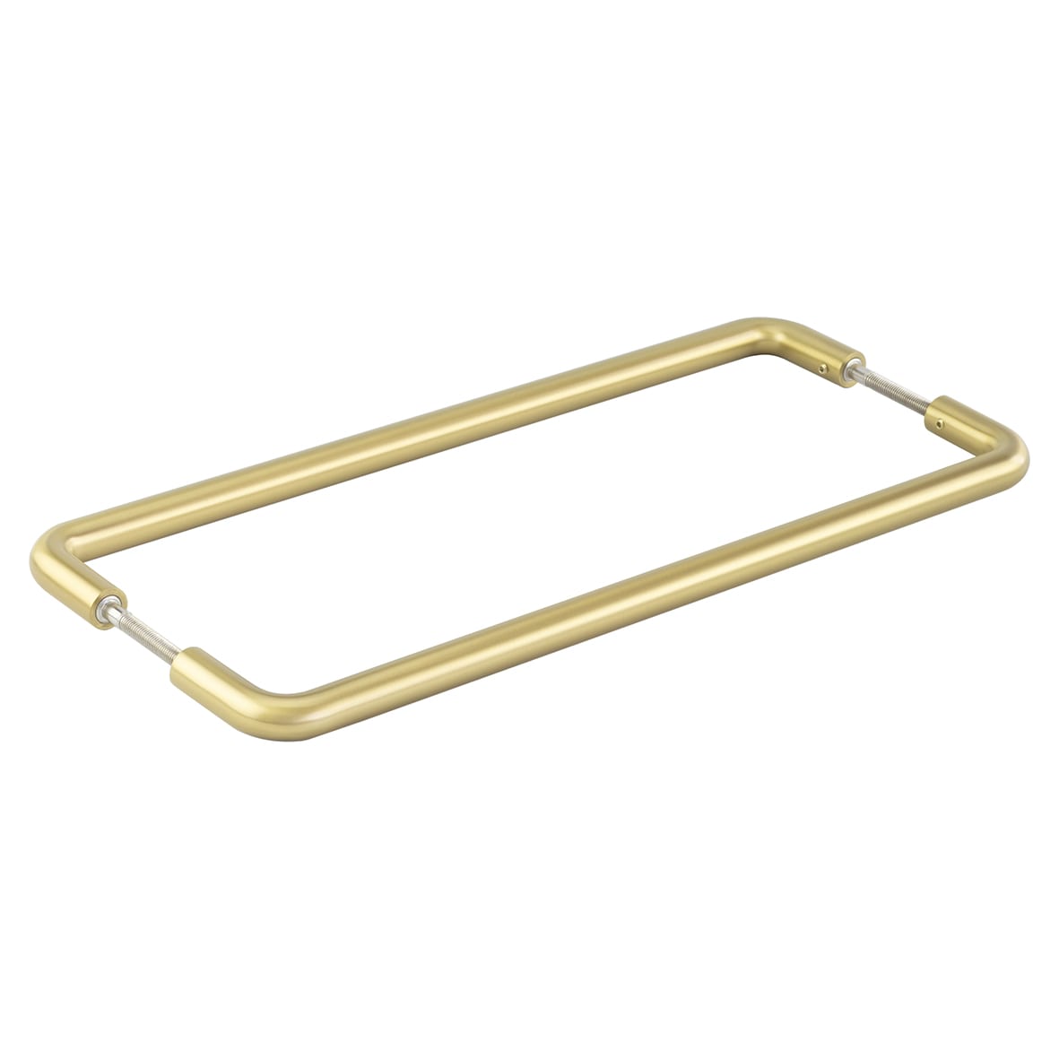 Satin Brass 19mm D-Bar Door Pull Handle - B2B - 425mm c/c