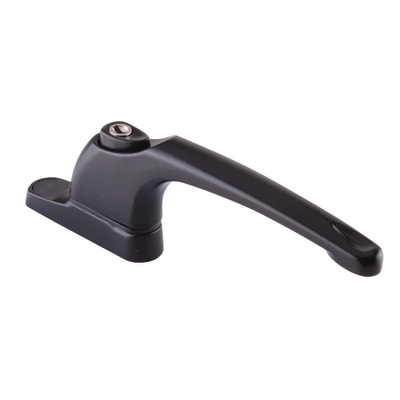 uPVC/Timber Maxim Inline Espagnolette Locking Multipoint Window Handle - Dual - Black