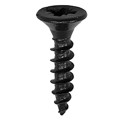 Classic Pozi Countersunk Wood Screws - 3.5 x 16mm - Black Passivated - Pack of 200