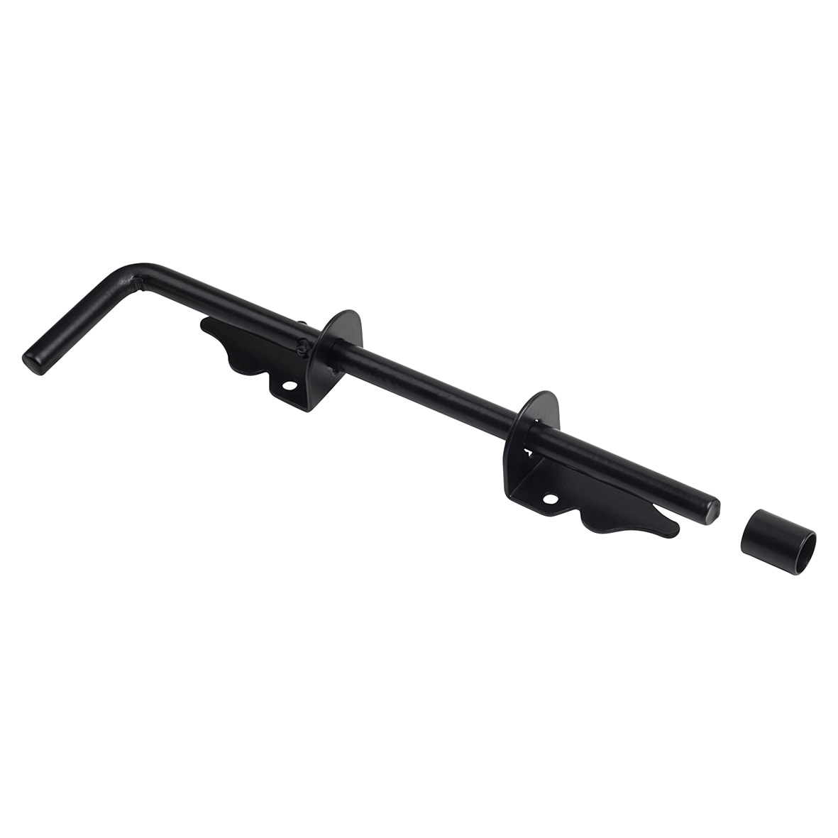 Light Duty Drop Down Garage Bolt - 300mm Length - Black