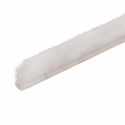 Sash Window Slide Pile with Fin - 100m Length - 8.5mm Pile - White