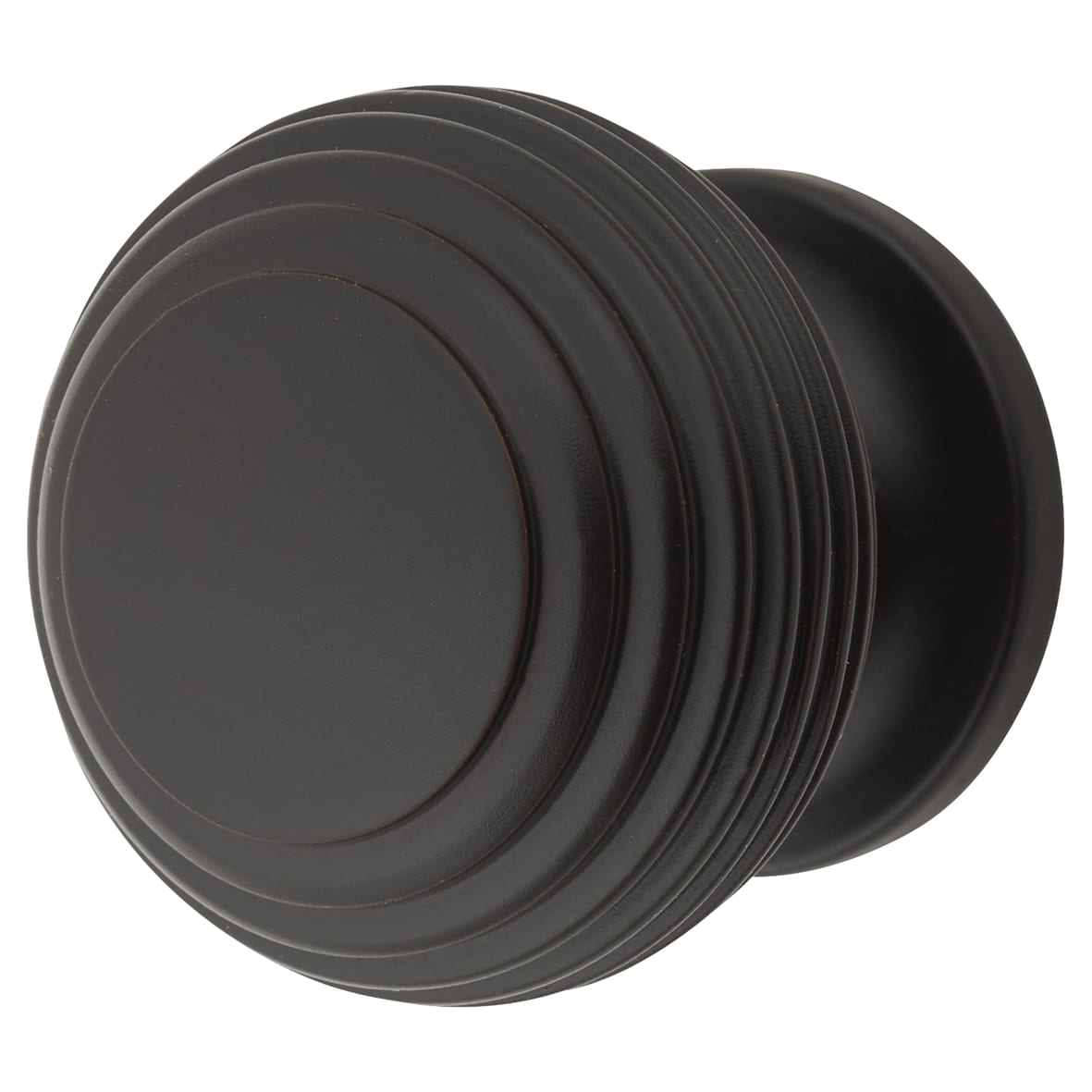 Beehive Round Cabinet Knob - 30mm Diameter - Aged Bronze