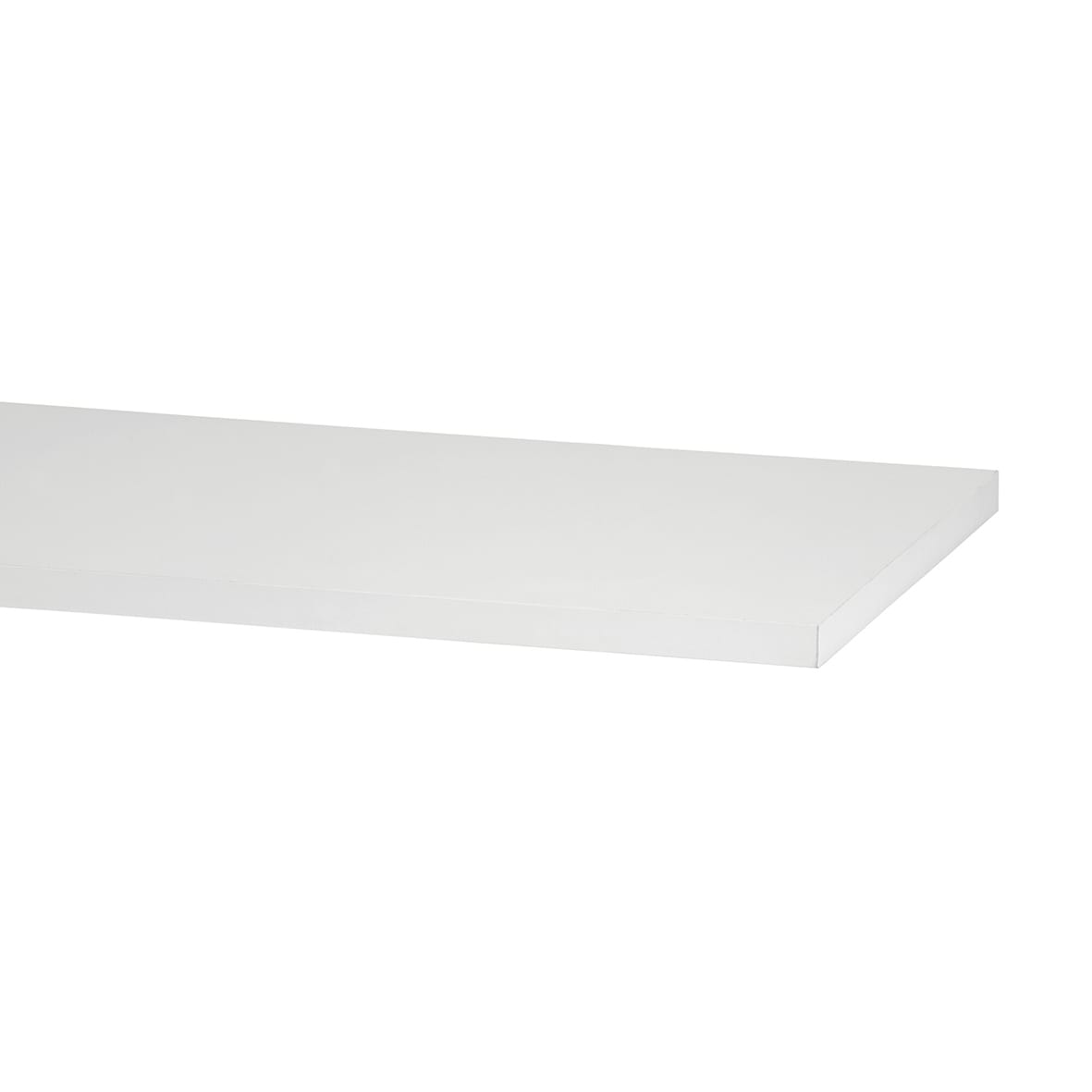 Twin Slot Shelving System - White Edged Melamine Board/Shelf - 900 x 300 x 19mm - White