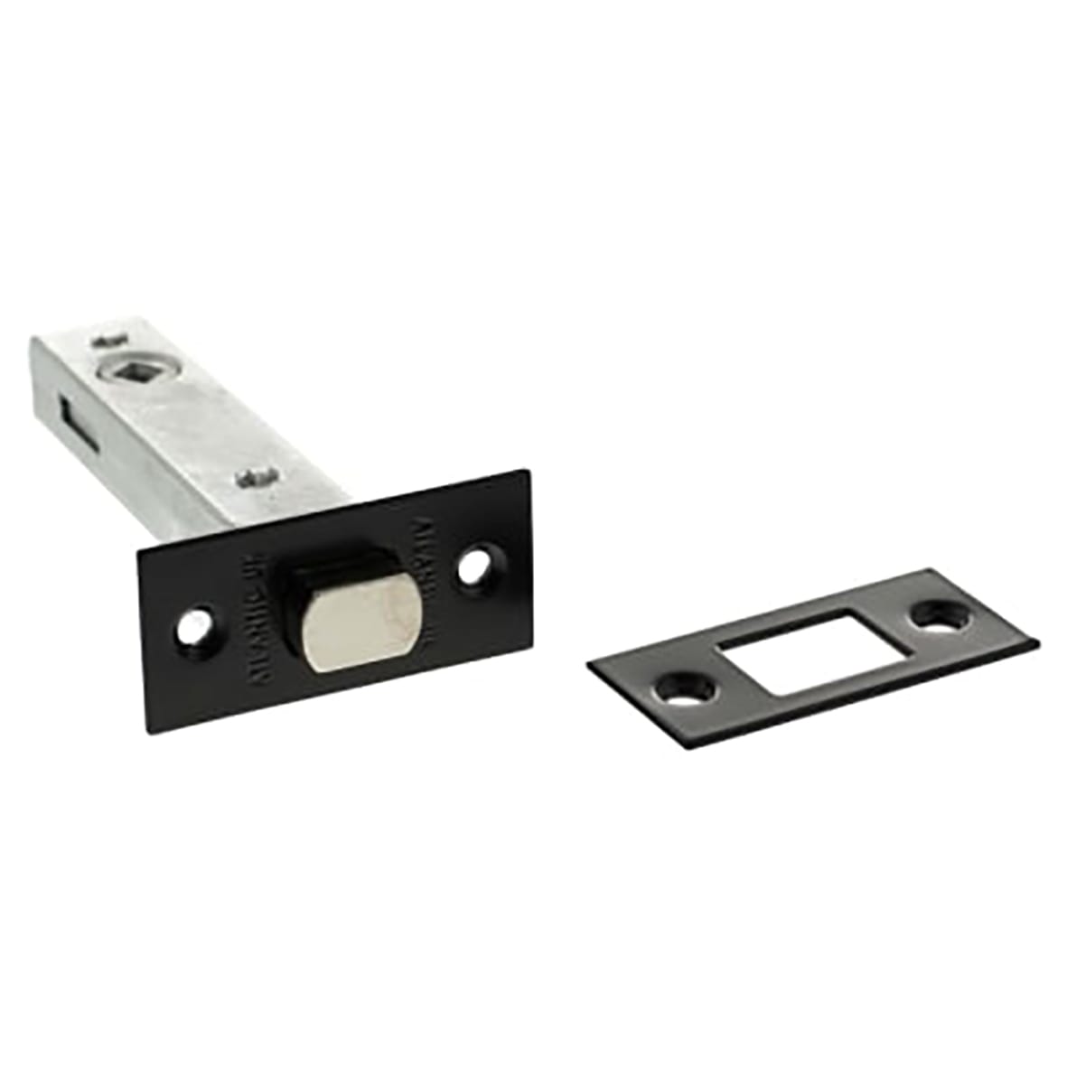 5mm Tubular Bathroom Deadbolt - 100mm Case - 75mm Backset - Square - Matt Black