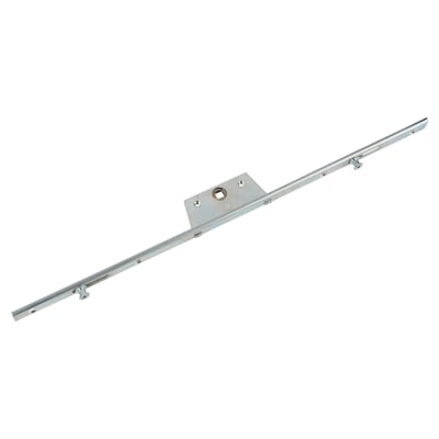Single U-Rail Offset Espagnolette uPVC Window Lock - 400mm Length - 25mm Backset - 8mm Cam