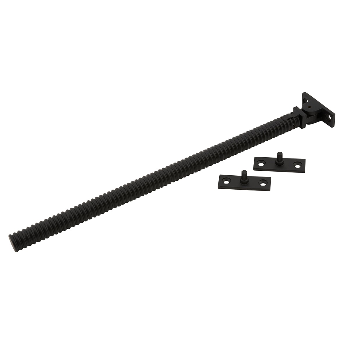 Iris Reeded Casement Window Stay - 10"/250mm Length - Matt Black