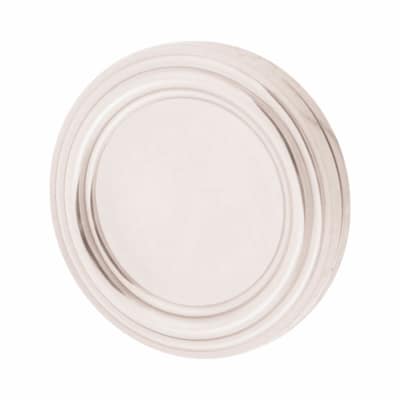 Covered Escutcheon - 42mm Diameter - Keyhole - Polished Nickel