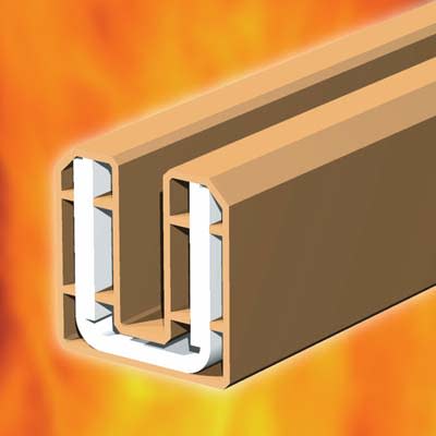 System 90 Plus Intumescent Glazing Seal For Glazed Screens & Fire Doors - FD60 - 2100mm - Brown