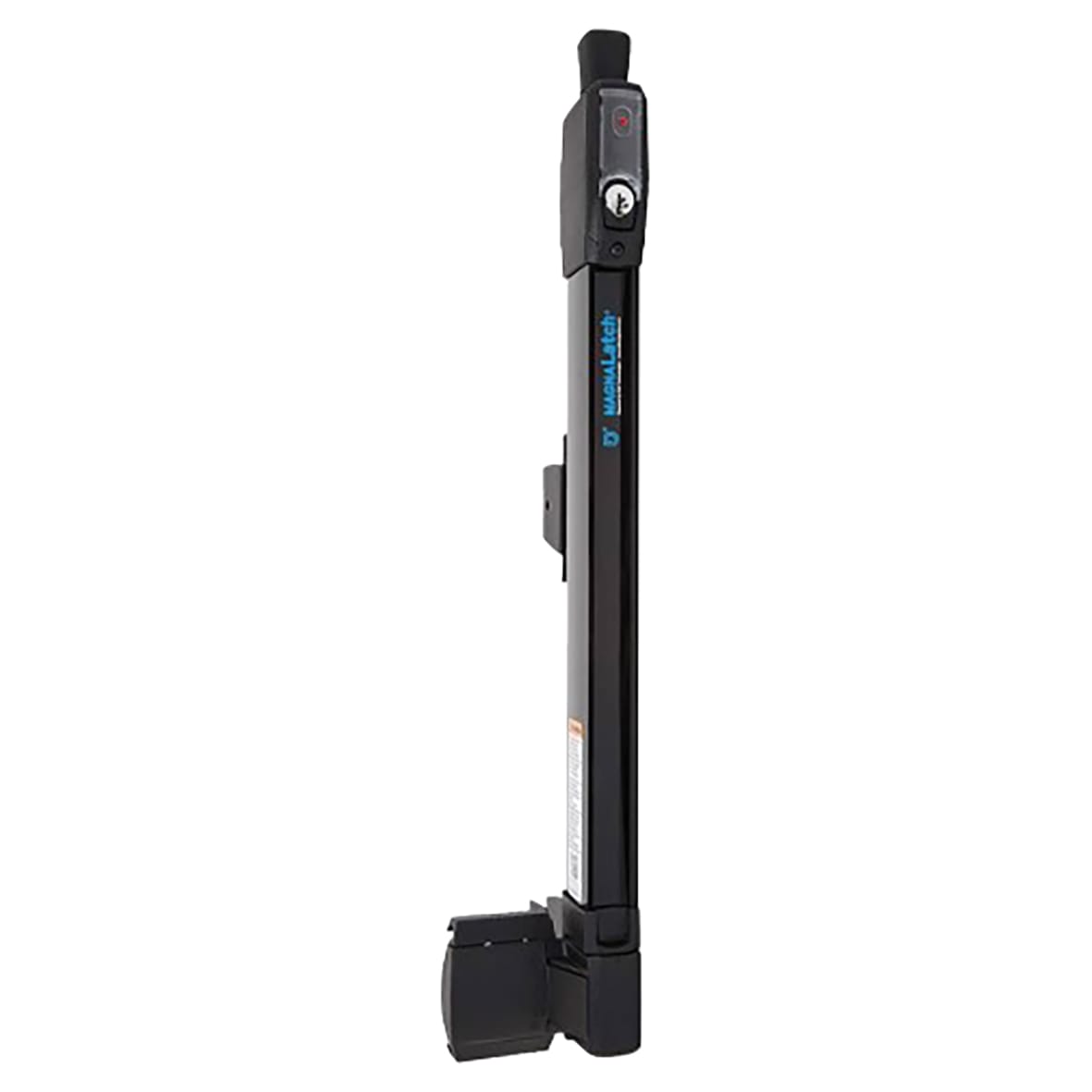 D&D Magnalatch Locking Gate Latch - Top Pull - 520 x 62mm - Black