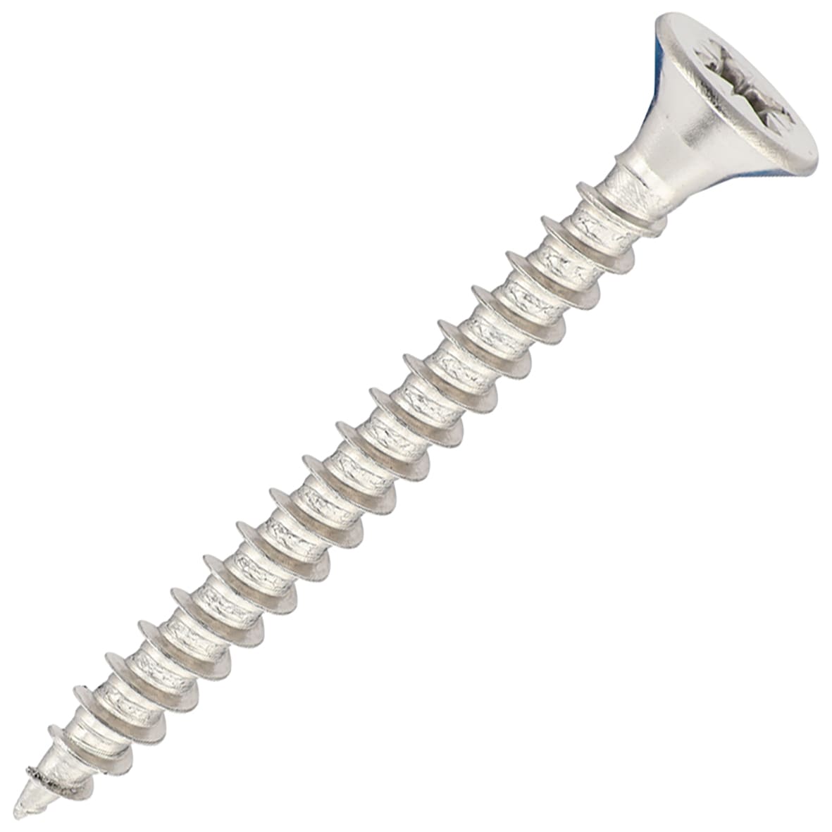 Pozi Countersunk Wood Screws - 5.0 x 50mm - A2 Stainless Steel - Pack of 200