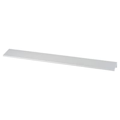 Serva Lipped Edge Cabinet Pull Handle - 320mm Centres - Brushed Aluminium