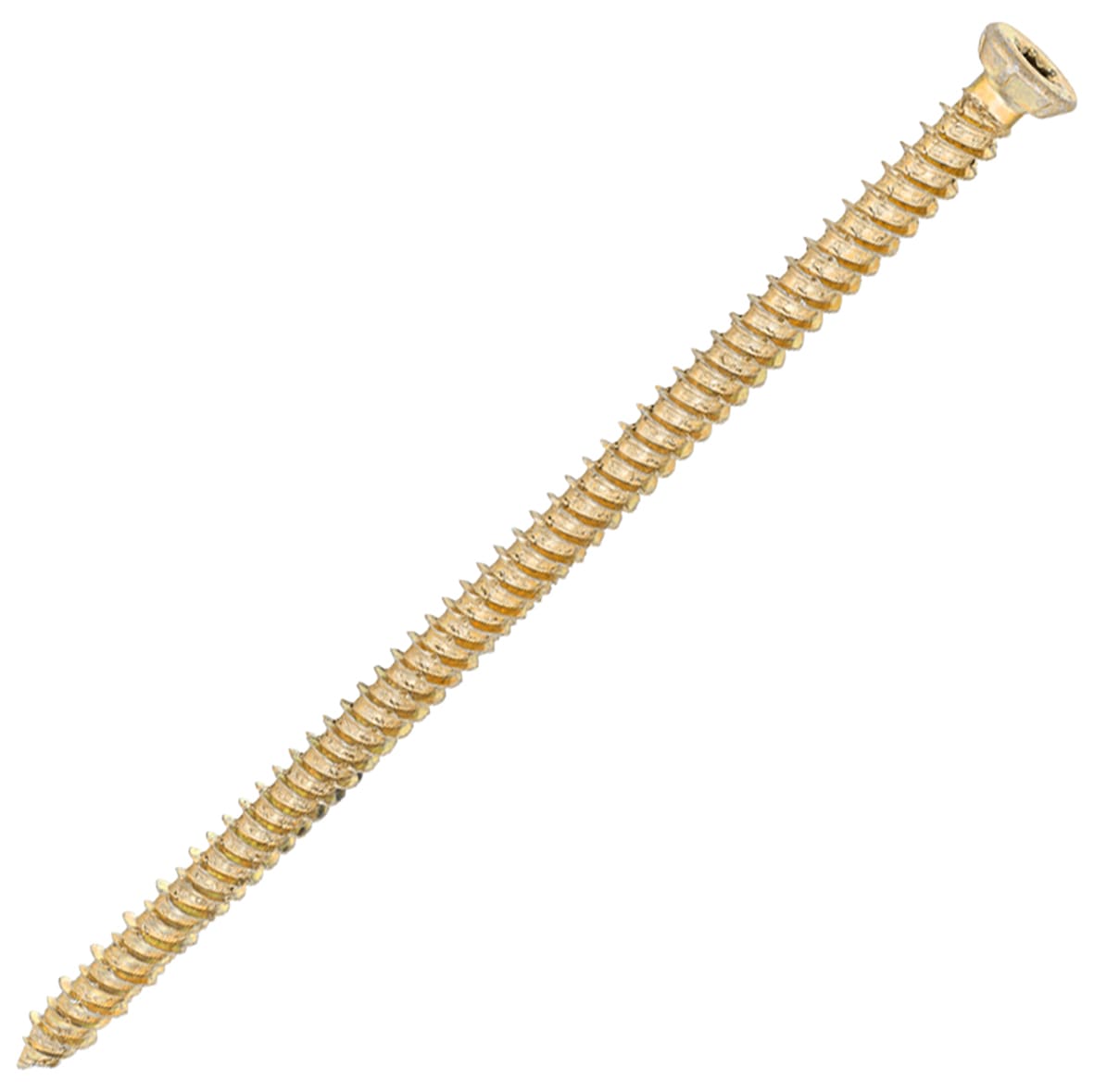 Concrete Screw - Countersunk - Yellow Zinc - 7.5 x 150mm - Pack of 100