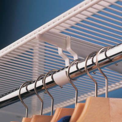 Top Track System - Ventilated Shelf - 902 x 405mm - White