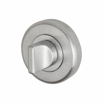 Marcus Bathroom Turn & Release - 48mm Diameter - Satin Chrome