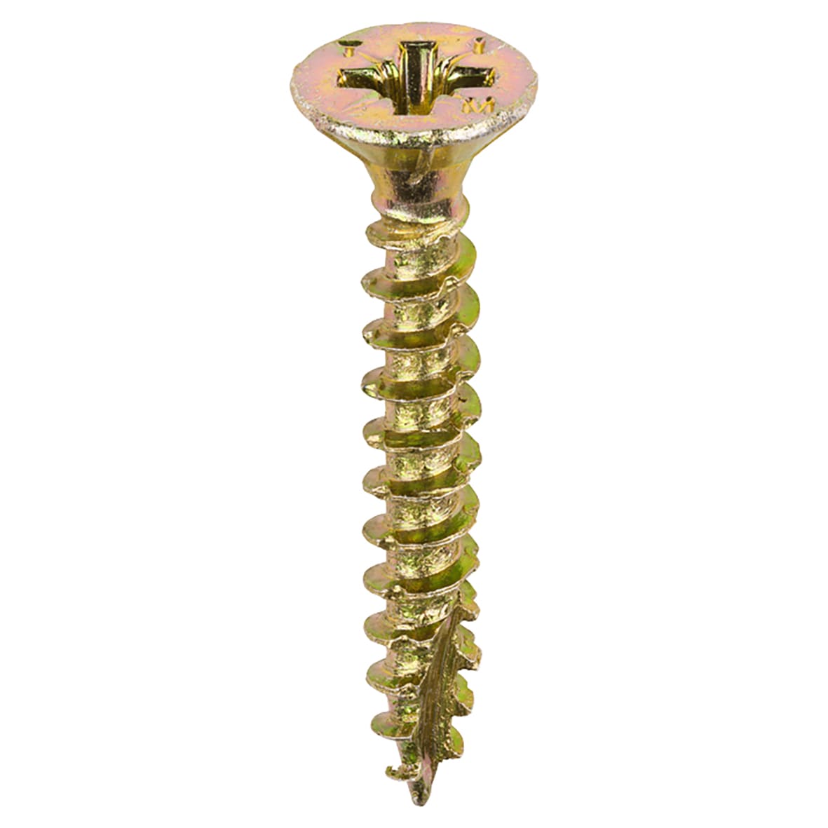 Velocity Pozi Countersunk Wood Screws - 4.5 x 30mm - Yellow Zinc - Pack of 200