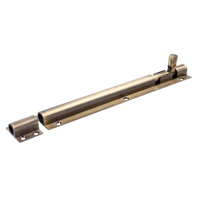 Antique Brass Straight Barrel Bolt - 150 x 40mm