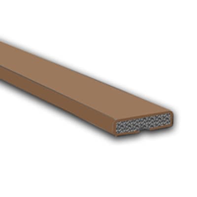 Plain Fire Only Intumescent Strip - - 20 x 4 x 2100mm - Brown - Pack of 10