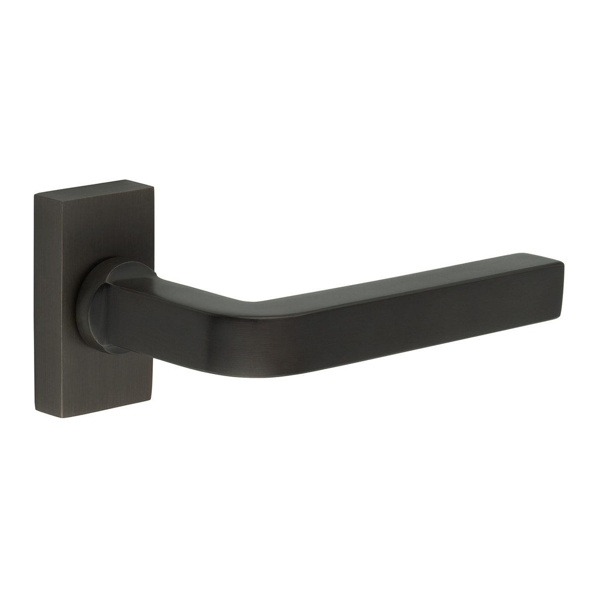 Dark Bronze uPVC Multipoint Door Handles on Rectangular Rose - CR-104 Range