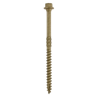 Timber Frame Screws Hex Head - 6.7 x 100mm - Green - Pack of 50