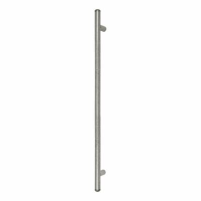 Pewter T-Bar Door Pull Handle - Bolt Fix - 690mm Centres