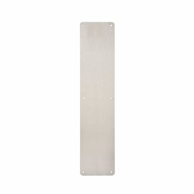 Stainless Steel Plain Finger Plate - 450 x 100 x 1.5mm - Satin