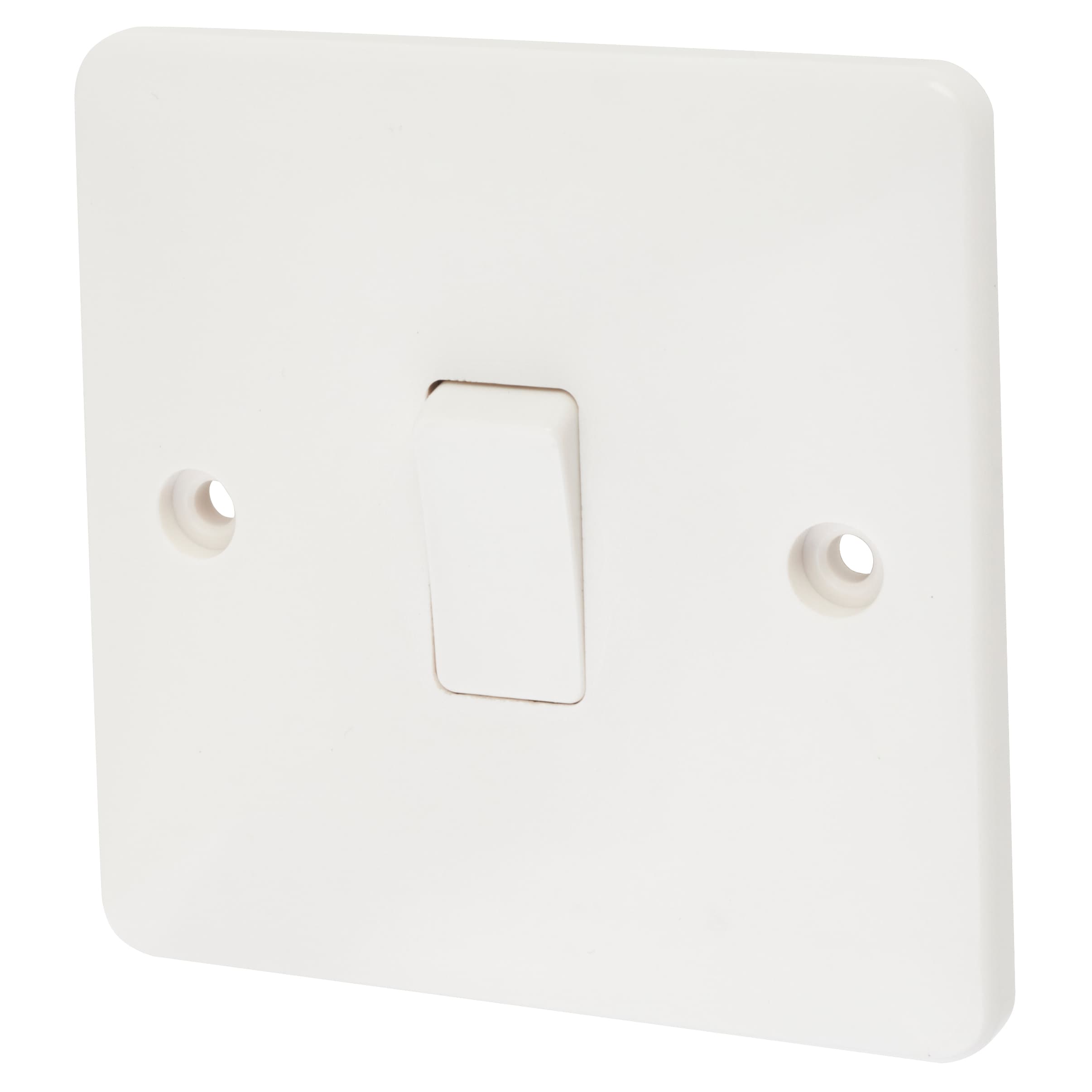 10A 1 Gang Intermediate Light Switch - White