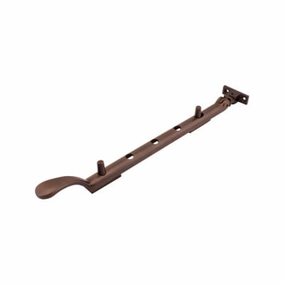 Victorian Casement Window Stay - 12"/300mm Length - Antique Bronze