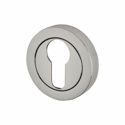 Escutcheon - 50mm Diameter - Euro - Polished Chrome