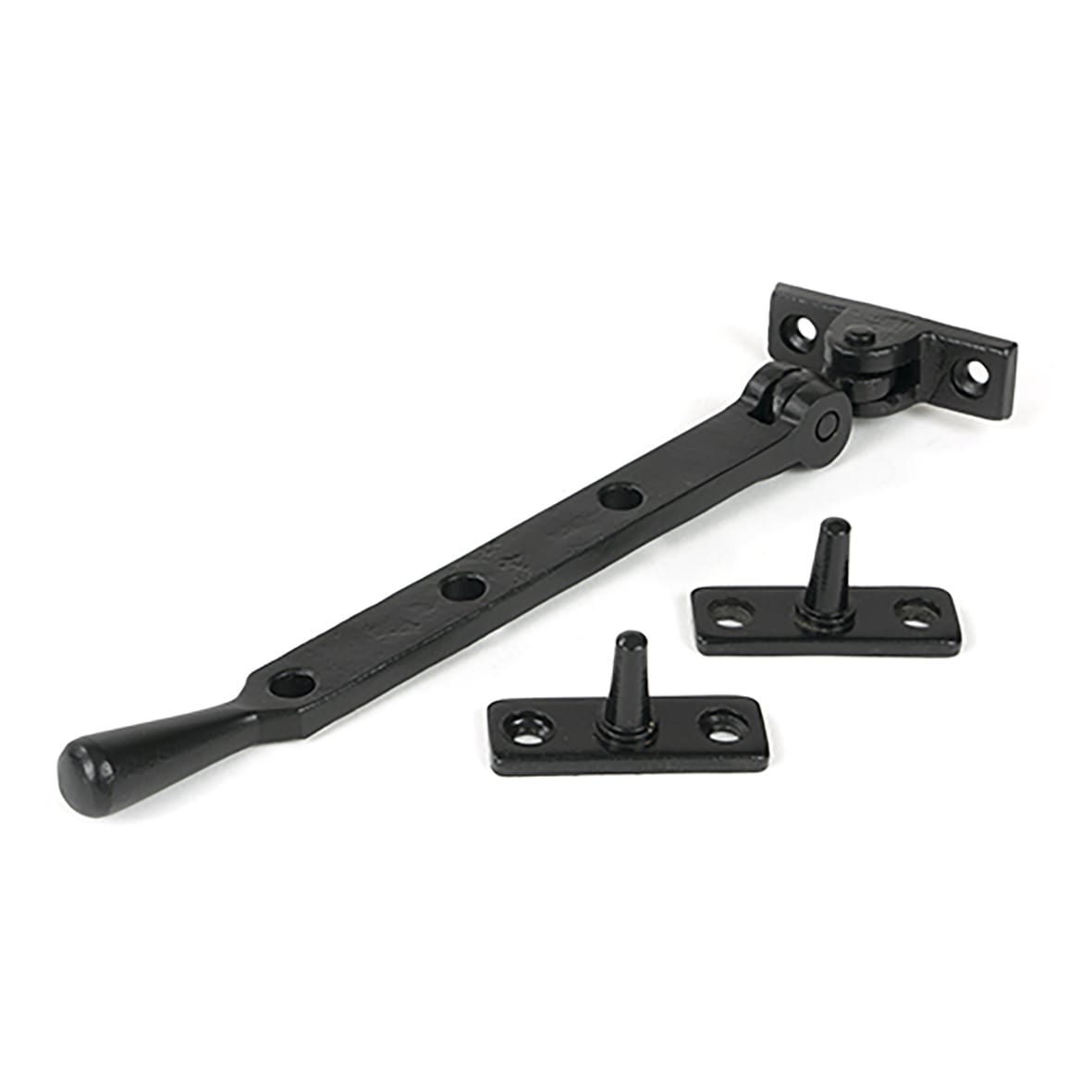 Newbury Casement Window Stay - 8"/200mm Length - Matt Black