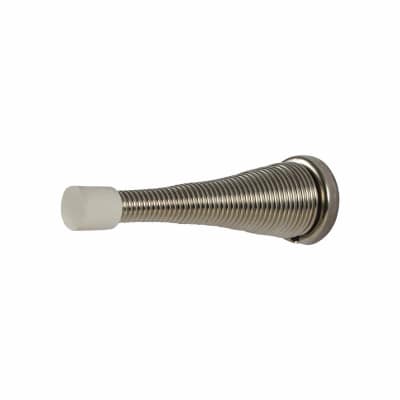 Spring Projection Door Stop - 78mm Projection - Nickel - Pack of 10