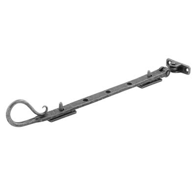 Shepherd's Crook Casement Window Stay - 12"/300mm Length - Pewter